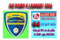 Dự đoán trúng thưởng vòng 5 - V.League1 2016